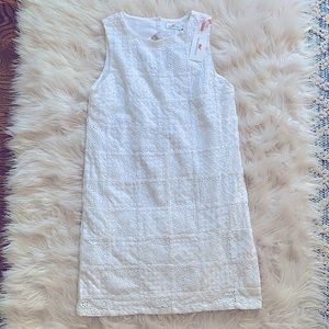 Never worn white dress